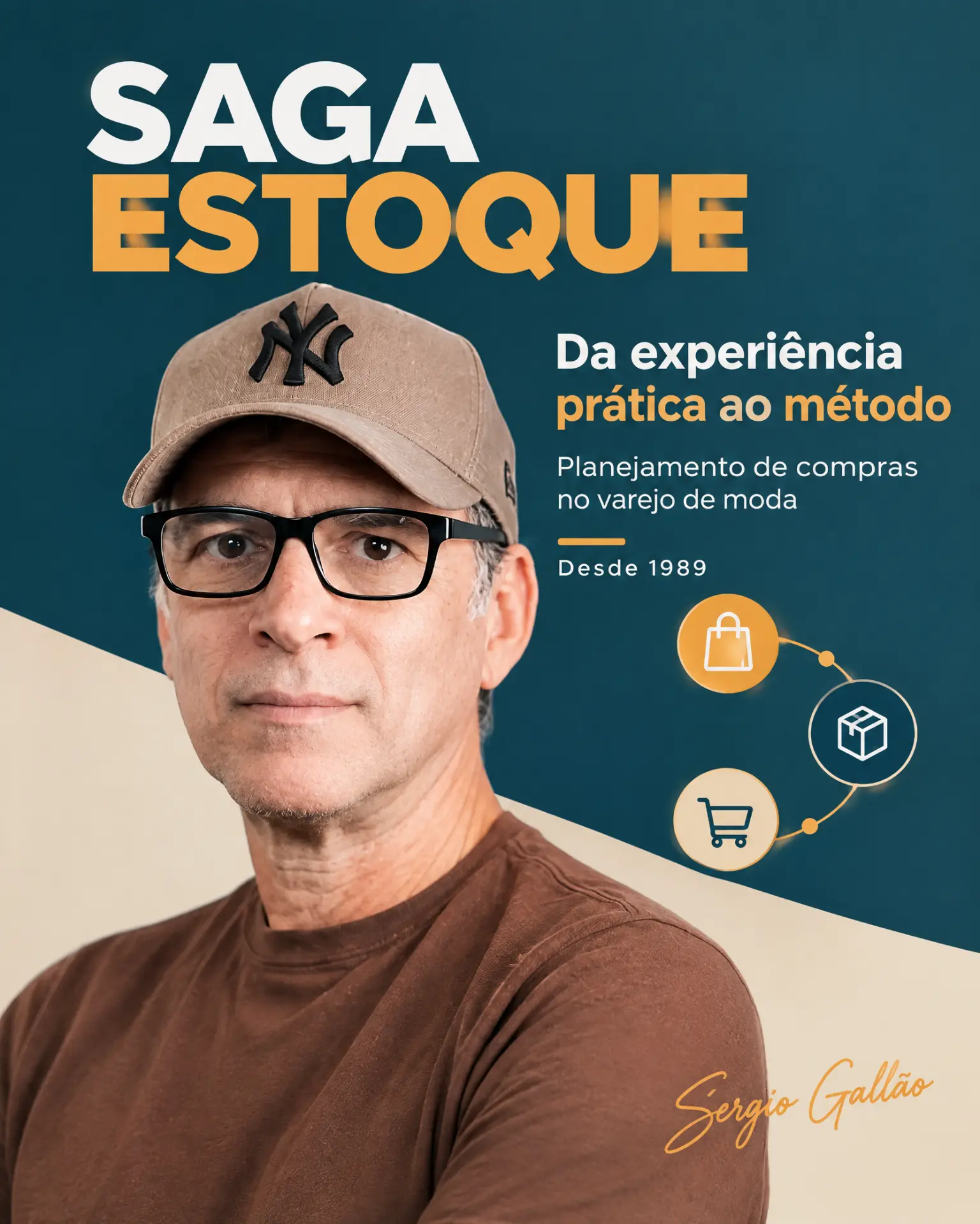 Apresentação SAGA Estoque — da experiência prática ao método, planejamento de compras no varejo de moda, desde 1989